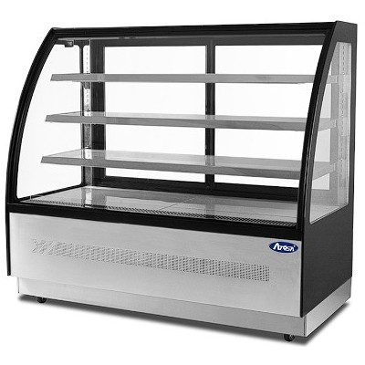 ❄️ Vitrina Refrigerada Curva 120 cm (+2/+8°C)
