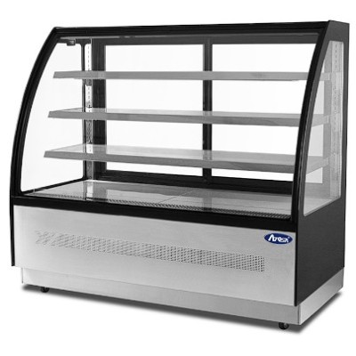 Vitrina expositora refrigerada-1700mm-cristal curvo | Atosa WDF177D