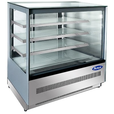 Vitrina Expositora Refrigerada Recta 120 cm Rango +2 a +8°C