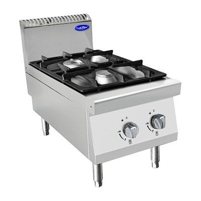 Cocina 2 fuegos sobremesa 7kw + 3,5 kw | Cook Rite AT7G2B-C1