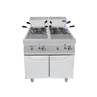 Cocedor de pasta 2 cubas 24+24 lts-20 kw | Cook Rite AT7G8P-F