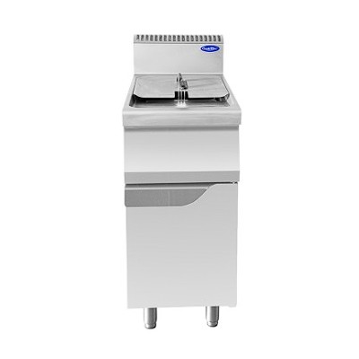 Freidora de pie a gas 1 cuba 16 lts-13 kw | Cook Rite AT7G4F-F