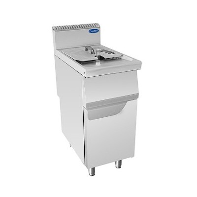 Freidora de pie a gas 1 cuba 16 lts-13 kw | Cook Rite AT7G4F-F