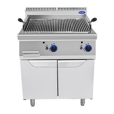 Parrilla de piedra de lava mueble inoxidable-80cm | Cook Rite AT7G8C-F