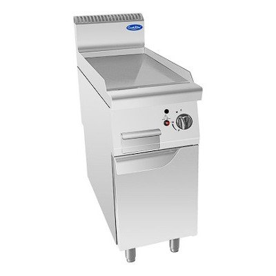 Plancha a gas lisa de pie mueble inoxidable 40cm | Cook Rite AT7G4G-FA