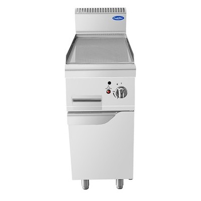 Plancha a gas lisa de pie mueble inoxidable 40cm | Cook Rite AT7G4G-FA