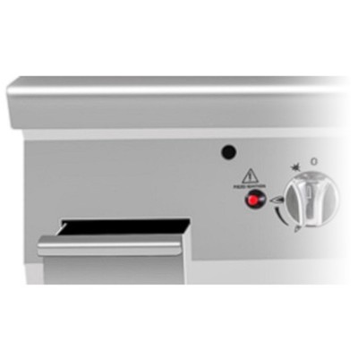 Plancha a gas rayada de pie mueble inoxidable 40cm | Cook Rite AT7G4G-FA