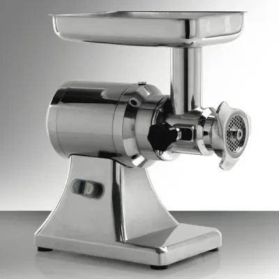 Picadora de carne profesional 22 con transmisión por engranajes en aceite