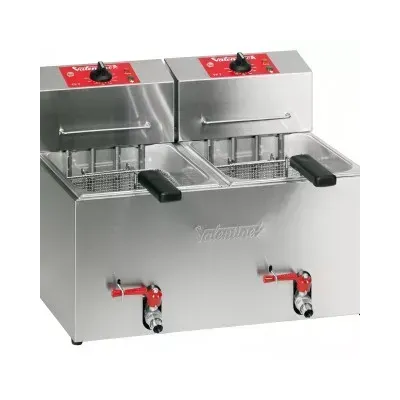 Freidora eléctrica 7+7 lts Turbo | Valentine TF77