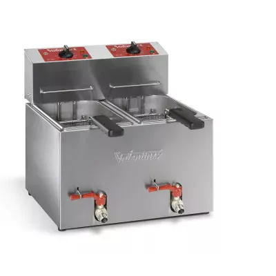 Valentine TF55 Turbo Freidora Sobremesa Hostelería 2 Cestas 5+5 Litros