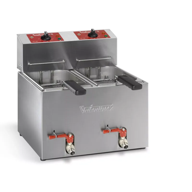 Valentine TF55 Turbo Freidora Sobremesa Hostelería 2 Cestas 5+5 Litros