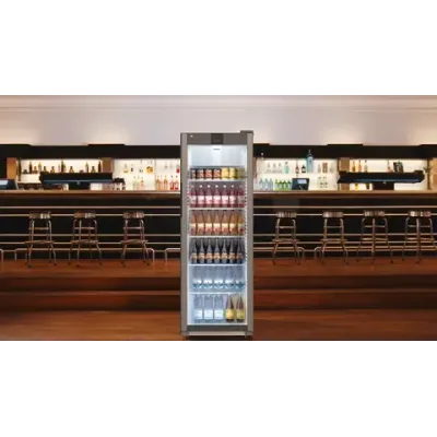 Frigorífico expositor alto gris Liebherr MRFvd 4011 cristal