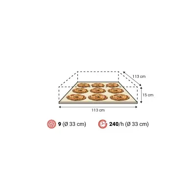 Horno Pizza Eléctrico Industrial Moretti Forni Neapolis 9
