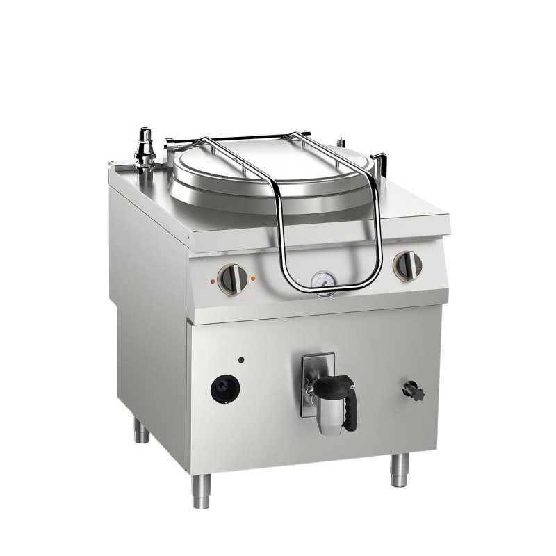 Marmita Industrial Rectangular 150L Eléctrica Calentamiento Indirecto