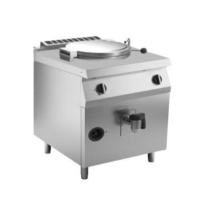 Marmita Industrial Rectangular 80L Gas Calentamiento Indirecto