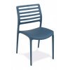 Silla monobloc de interior o exterior, apilable. Disponible en varios colores