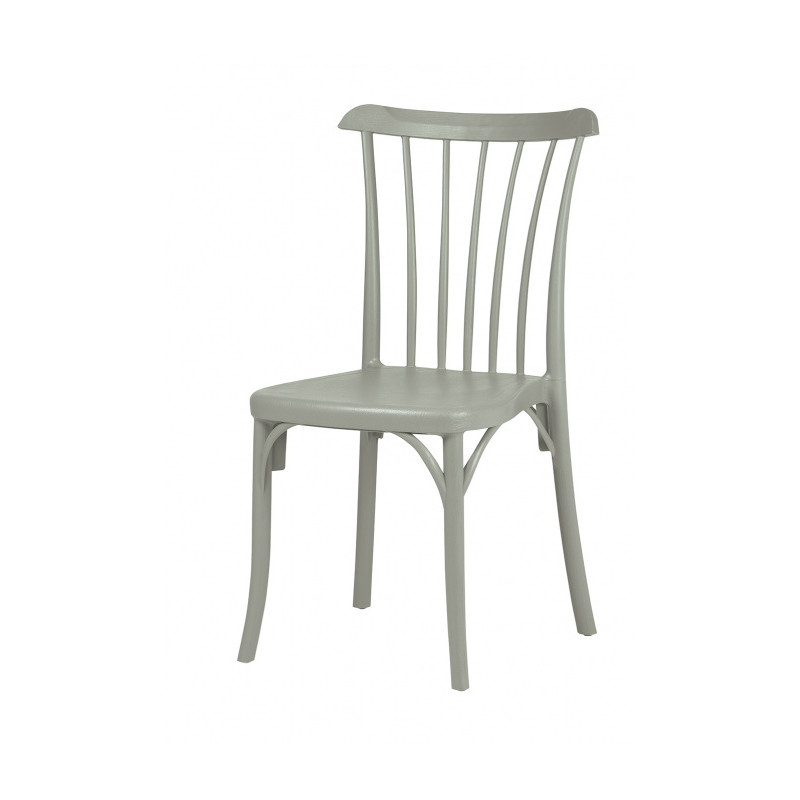 Silla monobloc de interior o exterior, apilable. Disponible en varios colores