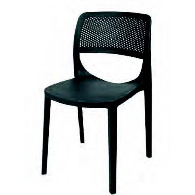 Silla de polipropileno y fibra de vidrio disponible en 2 colores