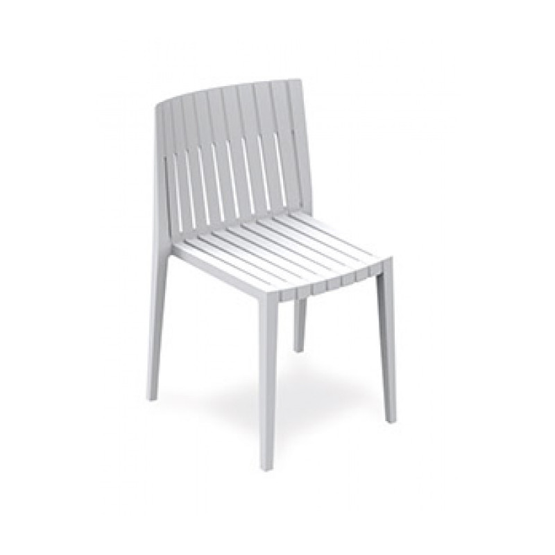 Silla de interior o exterior, apilable