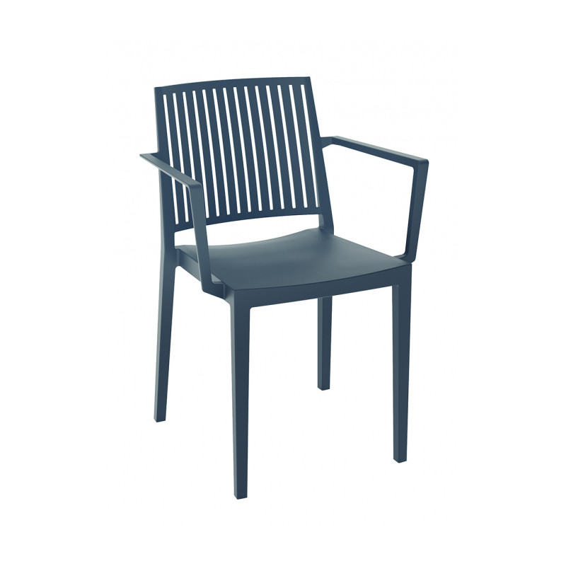 Sillon en polipropileno y fibra de vidrio, disponible en varios colores