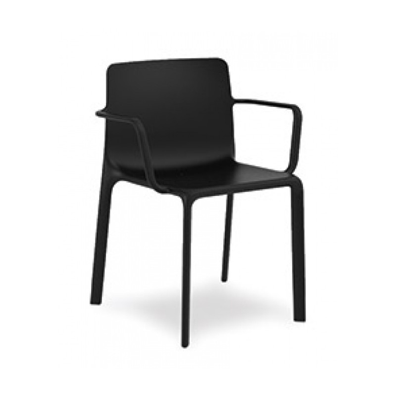 Sillon en polipropileno y fibra de vidrio, disponible en varios colores