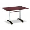Mesa rectangular en werzalit, tablero 110x70 cms