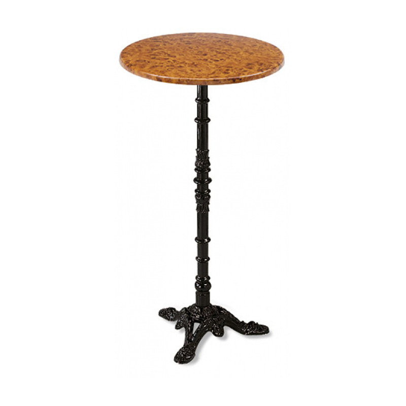 Mesa redonda alta en werzalit, diametro 60 cms