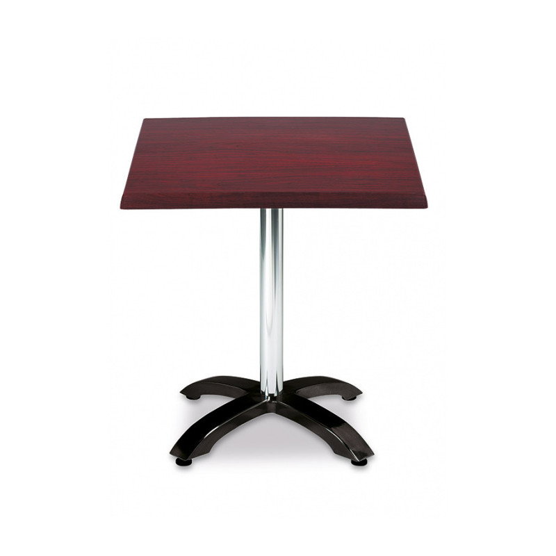 Mesa cuadrada en werzalit, tablero de 60x60 cms