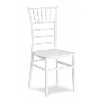 Silla exterior en polipropileno, apilable