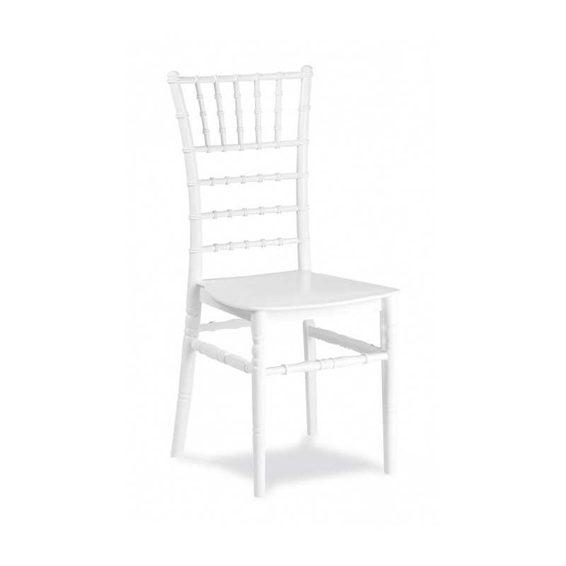 Silla exterior en polipropileno, apilable