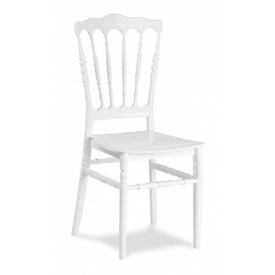 Silla exterior en polipropileno, apilable