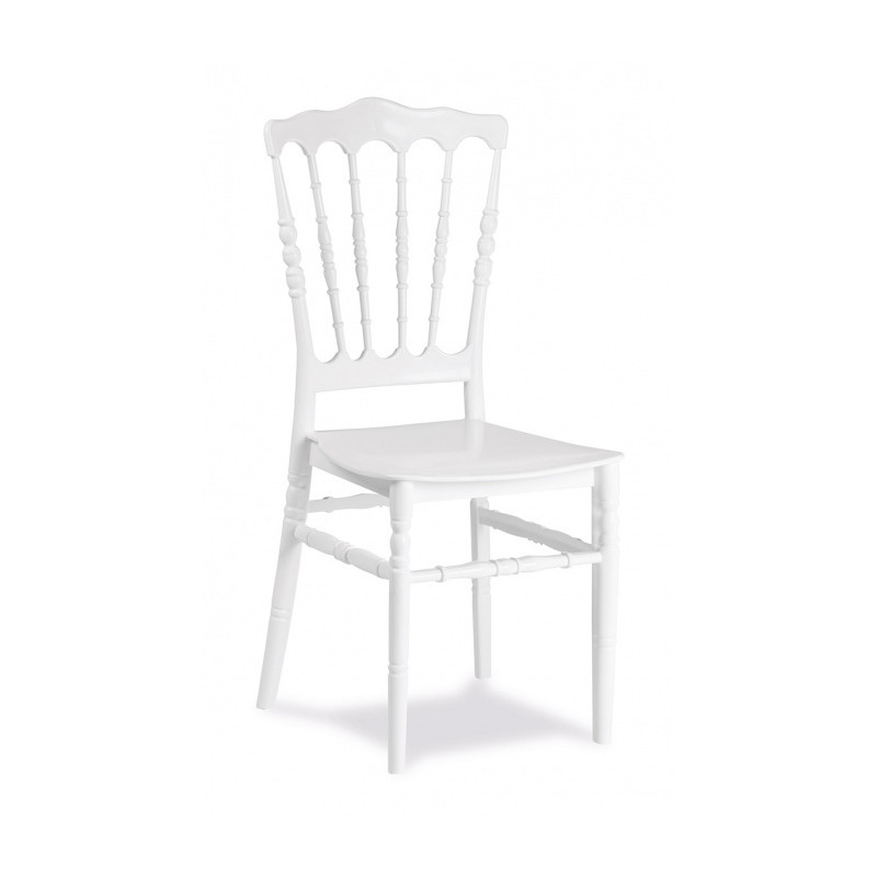 Silla exterior en polipropileno, apilable