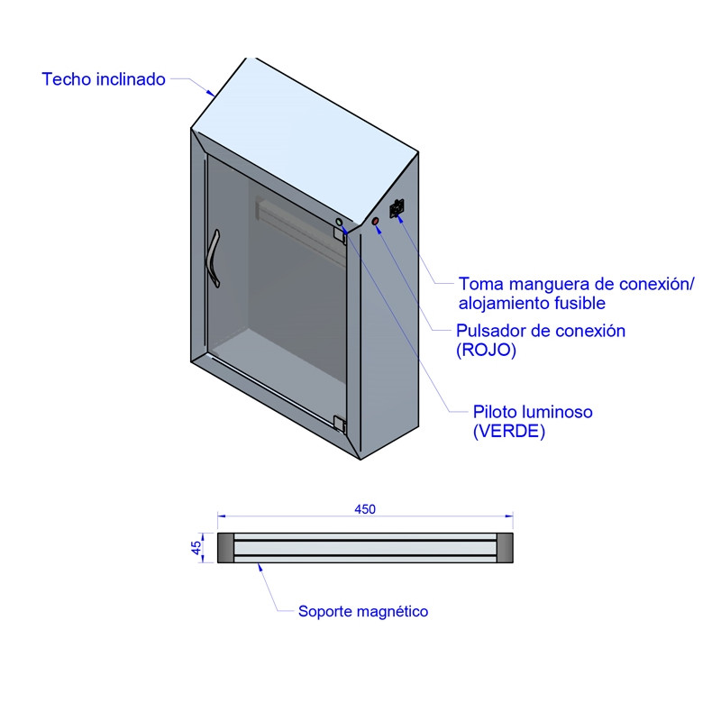 Esterilizador 16 cuchillos Edenox ECO-500