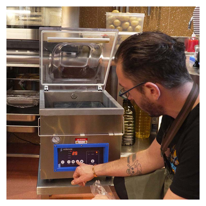 Envasadora de vacío Edenox VAKSIC-10 E | Soldadura de 30 cms