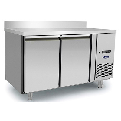 Mesa refrigerada con peto | 1300 mm | 2 puertas Mesa refrigerada con peto | 1300 mm | 2 puertas