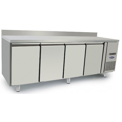 Mesa para congelados con peto | 2200 mm | 4 puertas
