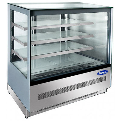 Vitrina refrigerada Premium modular con cristal recto de 1700 mm