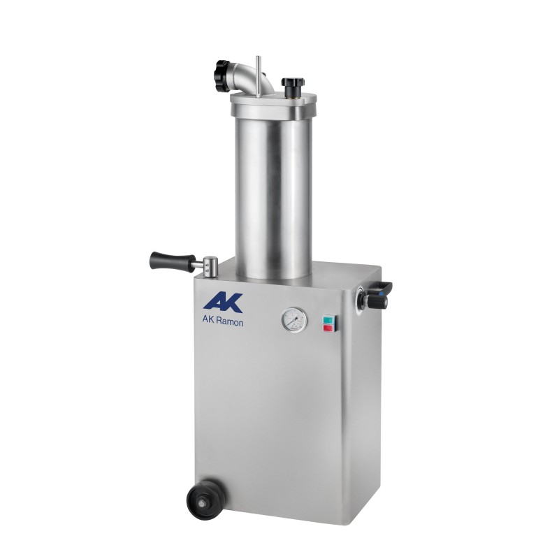 Embutidora hidráulica de acero inoxidable para elaboración de embutidos profesional